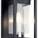 Myhouse Lighting Kichler - 59060BSL - One Light Outdoor Wall Mount - Mercer - Black with Silver Highlights