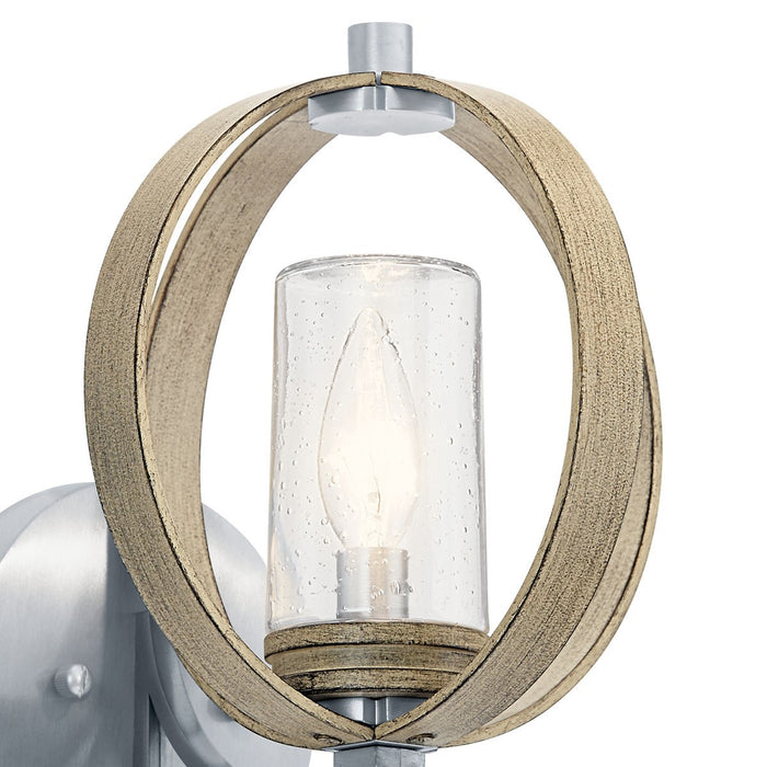 Myhouse Lighting Kichler - 59065DAG - One Light Outdoor Wall Mount - Grand Bank - Distressed Antique Gray