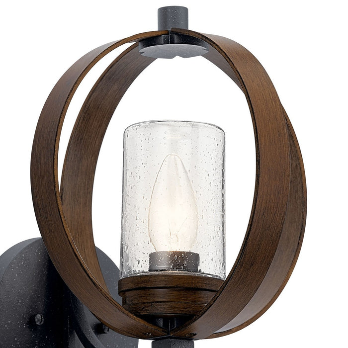 Myhouse Lighting Kichler - 59066AUB - One Light Outdoor Wall Mount - Grand Bank - Auburn Stained Finish