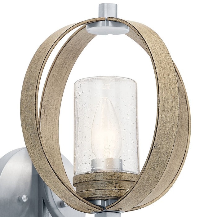 Myhouse Lighting Kichler - 59066DAG - One Light Outdoor Wall Mount - Grand Bank - Distressed Antique Gray