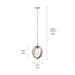 Myhouse Lighting Kichler - 59069DAG - One Light Outdoor Pendant - Grand Bank - Distressed Antique Gray