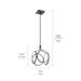 Myhouse Lighting Kichler - 83346MBK - LED Pendant - CIRI - Matte Black