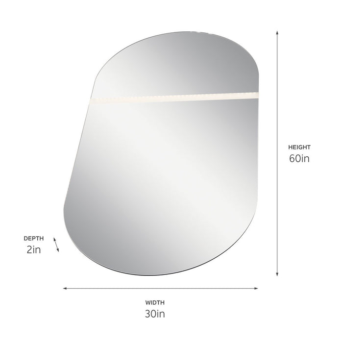 Myhouse Lighting Kichler - 86010 - LED Mirror - Radana - Aluminum