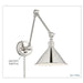 Myhouse Lighting Nuvo Lighting - 60-7362 - One Light Swing Arm Wall Lamp - Delancey - Polished Nickel