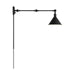 Myhouse Lighting Nuvo Lighting - 60-7363 - One Light Swing Arm Wall Lamp - Delancey - Matte Black