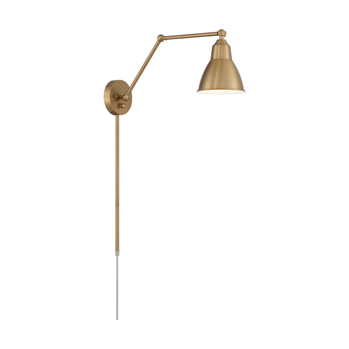 Myhouse Lighting Nuvo Lighting - 60-7364 - One Light Swing Arm Wall Lamp - Fulton - Burnished Brass