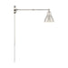 Myhouse Lighting Nuvo Lighting - 60-7365 - One Light Swing Arm Wall Lamp - Fulton - Polished Nickel