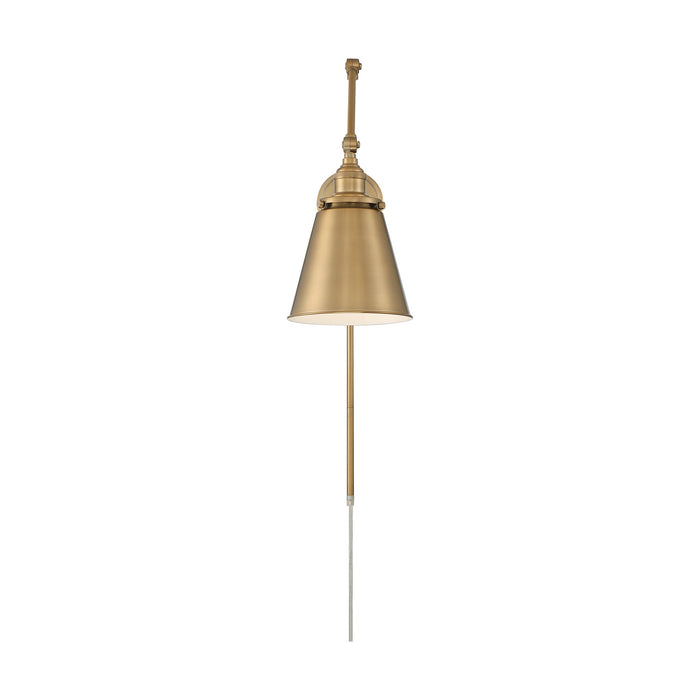 Myhouse Lighting Nuvo Lighting - 60-7367 - One Light Swing Arm Wall Lamp - Bayard - Burnished Brass