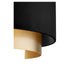 Myhouse Lighting Quorum - 5610-6980 - One Light Wall Sconce - 5610 Half Drum Sconce - Textured Black w/ Aged Brass