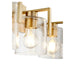 Myhouse Lighting Quorum - 5190-3-80 - Three Light Vanity - 5190 Lighting Series - Aged Brass