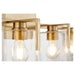 Myhouse Lighting Quorum - 5190-4-80 - Four Light Vanity - 5190 Lighting Series - Aged Brass