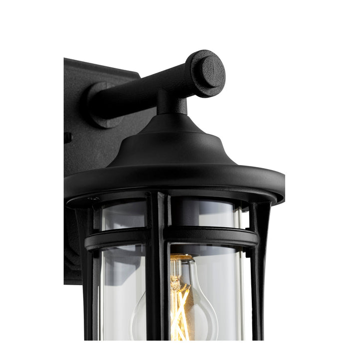 Myhouse Lighting Quorum - 718-12-69 - One Light Outdoor Lantern - Haley - Textured Black