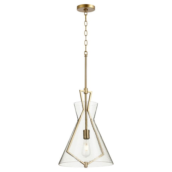 Myhouse Lighting Quorum - 8426-80 - One Light Pendant - 8426 Pendants - Aged Brass