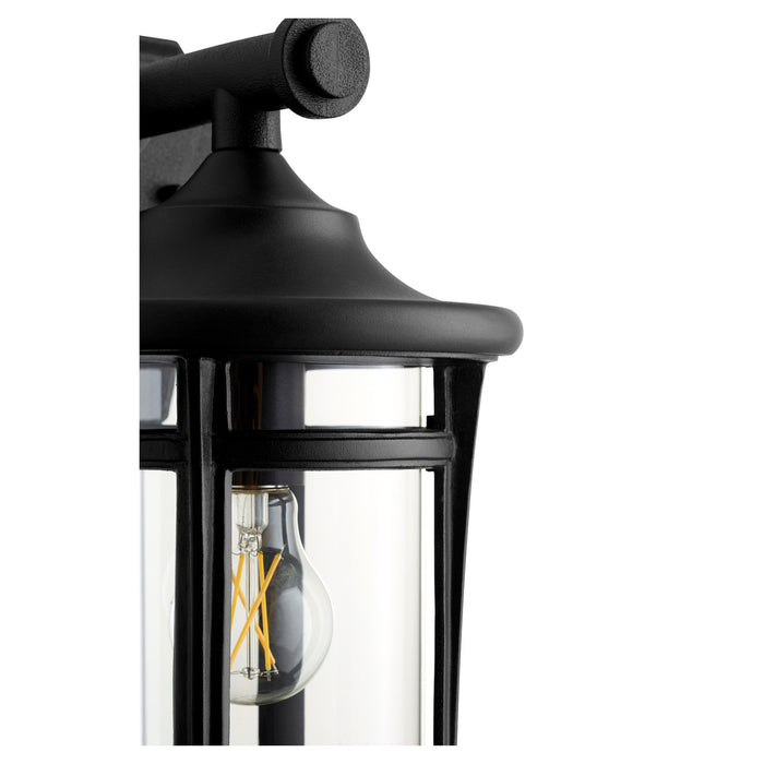 Myhouse Lighting Quorum - 718-15-69 - One Light Outdoor Lantern - Haley - Textured Black