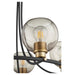 Myhouse Lighting Quorum - 672-5-6980 - Five Light Chandelier - Clarion - Textured Black w/ Aged Brass