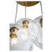 Myhouse Lighting Quorum - 63-80 - Three Light Pendant - Numen - Aged Brass