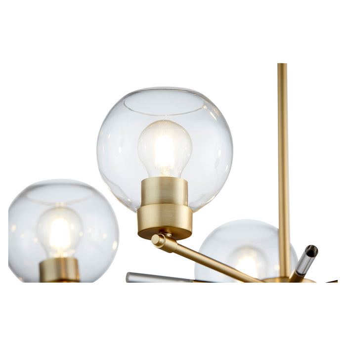 Myhouse Lighting Quorum - 6317-5-80 - Five Light Chandelier - Volán - Aged Brass