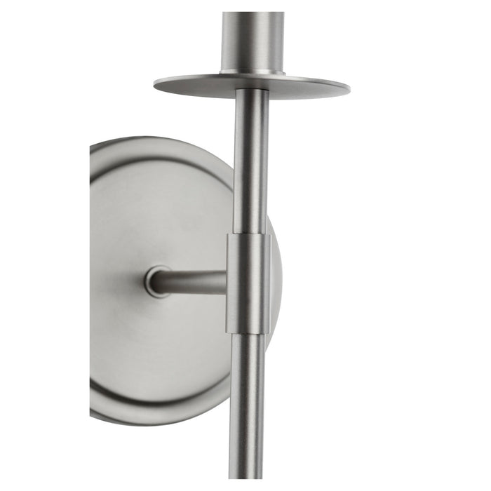 Myhouse Lighting Quorum - 514-1-65 - One Light Wall Mount - Belshaw - Satin Nickel