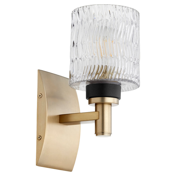 Myhouse Lighting Quorum - 5184-1-80 - One Light Wall Mount - Stadium - Aged Brass