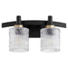 Myhouse Lighting Quorum - 5184-2-69 - Two Light Vanity - Stadium - Textured Black