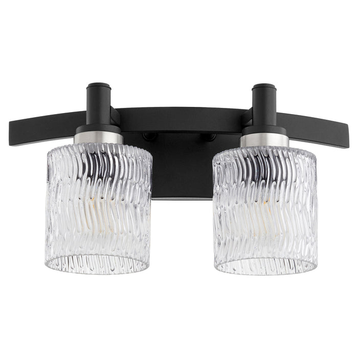 Myhouse Lighting Quorum - 5184-2-69 - Two Light Vanity - Stadium - Textured Black