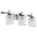 Myhouse Lighting Quorum - 5184-3-65 - Three Light Vanity - Stadium - Satin Nickel