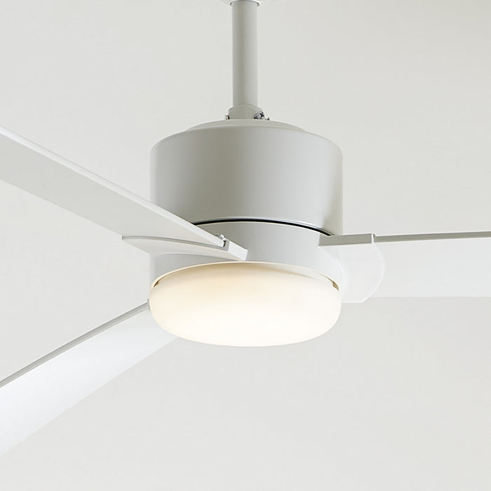 Myhouse Lighting Visual Comfort Fan - MC262 - LED Fan Light Kit - Rozzen 52 - Brushed Steel