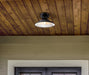 Myhouse Lighting Westinghouse Lighting - 6112900 - One Light Semi-Flush Mount - Watts Creek - Textured Black