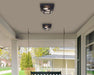 Myhouse Lighting Westinghouse Lighting - 6114300 - Two Light Flush Mount - Wyndham - Textured Black