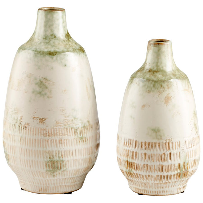 Myhouse Lighting Cyan - 11050 - Vase - Olive Pearl Glaze