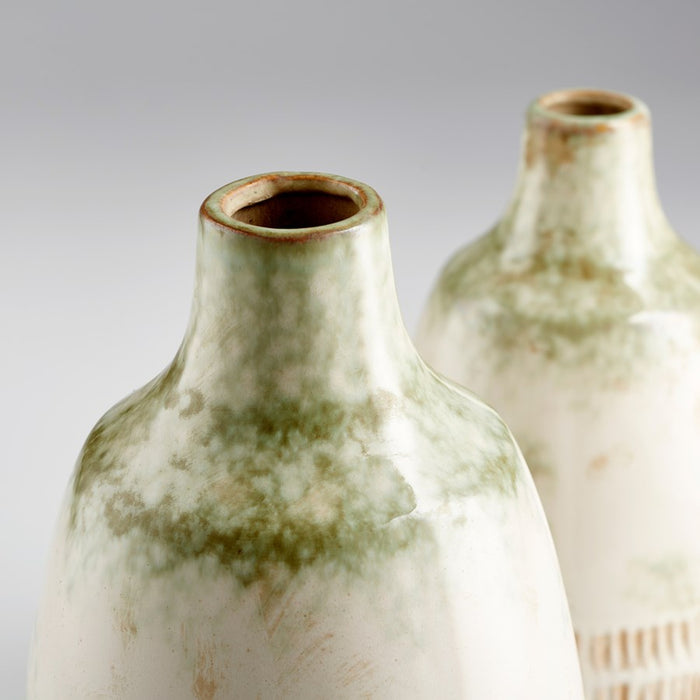 Myhouse Lighting Cyan - 11050 - Vase - Olive Pearl Glaze