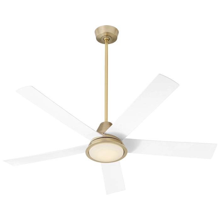 Myhouse Lighting Oxygen - 3-115-640 - 56"Ceiling Fan - Temple - Aged Brass W/ White Blades