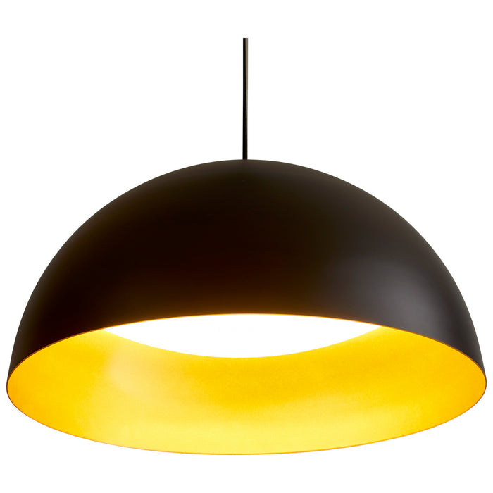 Myhouse Lighting Oxygen - 3-21-1550 - LED Pendant - Lucci - Black W/ Industrial Brass