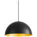 Myhouse Lighting Oxygen - 3-21-1550 - LED Pendant - Lucci - Black W/ Industrial Brass