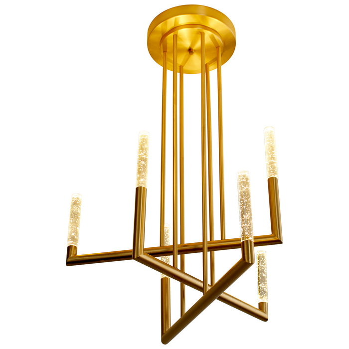 Myhouse Lighting Oxygen - 3-24-40 - LED Chandelier - Lustre - Aged Brass