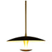 Myhouse Lighting Oxygen - 3-646-1540 - LED Pendant - Spacely - Black W/ Aged Brass