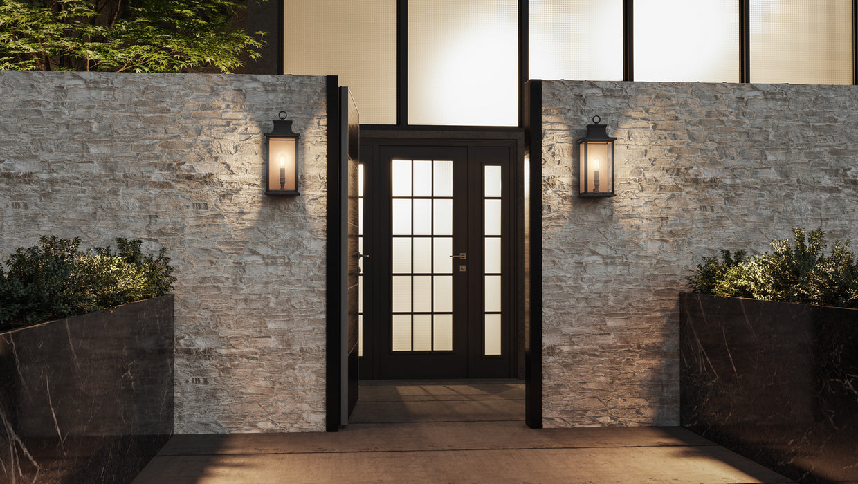 Myhouse Lighting Quoizel - ABY8407OZ - One Light Outdoor Wall Mount - Abernathy - Old Bronze