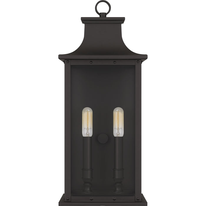 Myhouse Lighting Quoizel - ABY8408OZ - Two Light Outdoor Wall Mount - Abernathy - Old Bronze