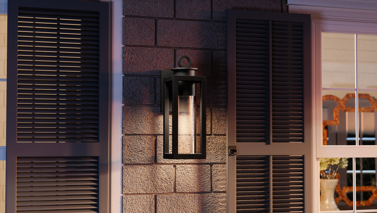 Myhouse Lighting Quoizel - DGL8405MBK - One Light Outdoor Wall Mount - Donegal - Matte Black