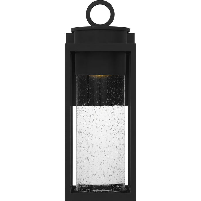 Myhouse Lighting Quoizel - DGL8407MBK - One Light Outdoor Wall Mount - Donegal - Matte Black