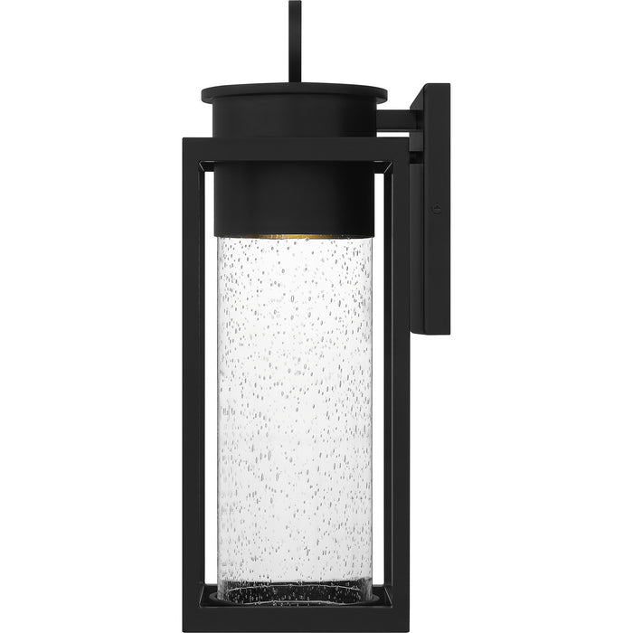 Myhouse Lighting Quoizel - DGL8407MBK - One Light Outdoor Wall Mount - Donegal - Matte Black