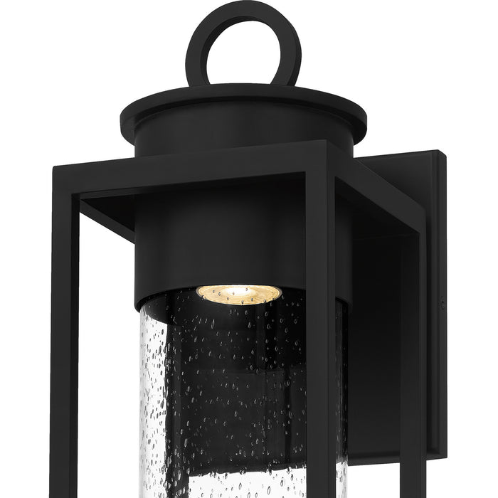 Myhouse Lighting Quoizel - DGL8407MBK - One Light Outdoor Wall Mount - Donegal - Matte Black