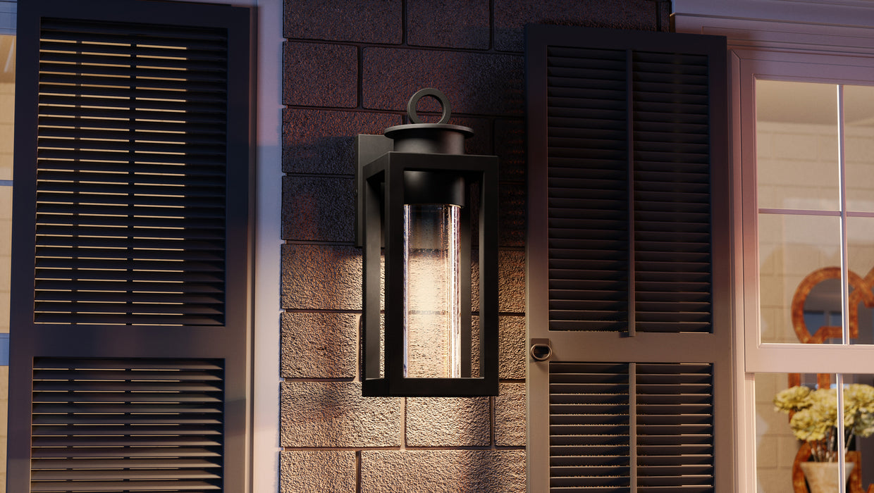 Myhouse Lighting Quoizel - DGL8407MBK - One Light Outdoor Wall Mount - Donegal - Matte Black