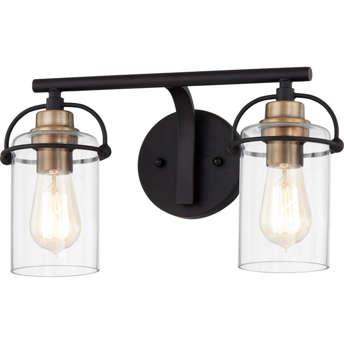 Myhouse Lighting Quoizel - EMR8602MBK - Two Light Bath - Emerson - Matte Black