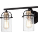 Myhouse Lighting Quoizel - EMR8603MBK - Three Light Bath - Emerson - Matte Black