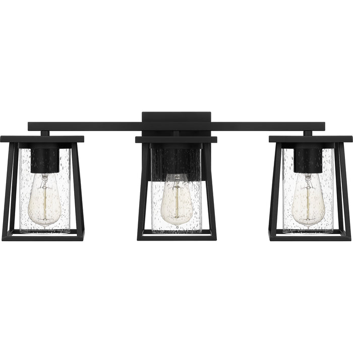 Myhouse Lighting Quoizel - LDG8624MBK - Three Light Bath - Lodge - Matte Black