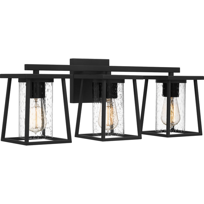 Myhouse Lighting Quoizel - LDG8624MBK - Three Light Bath - Lodge - Matte Black