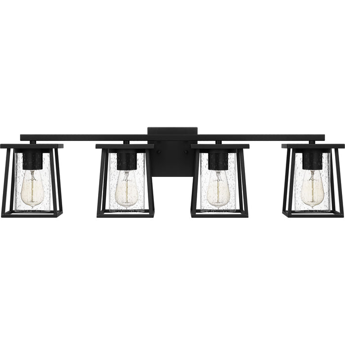 Myhouse Lighting Quoizel - LDG8633MBK - Four Light Bath - Lodge - Matte Black