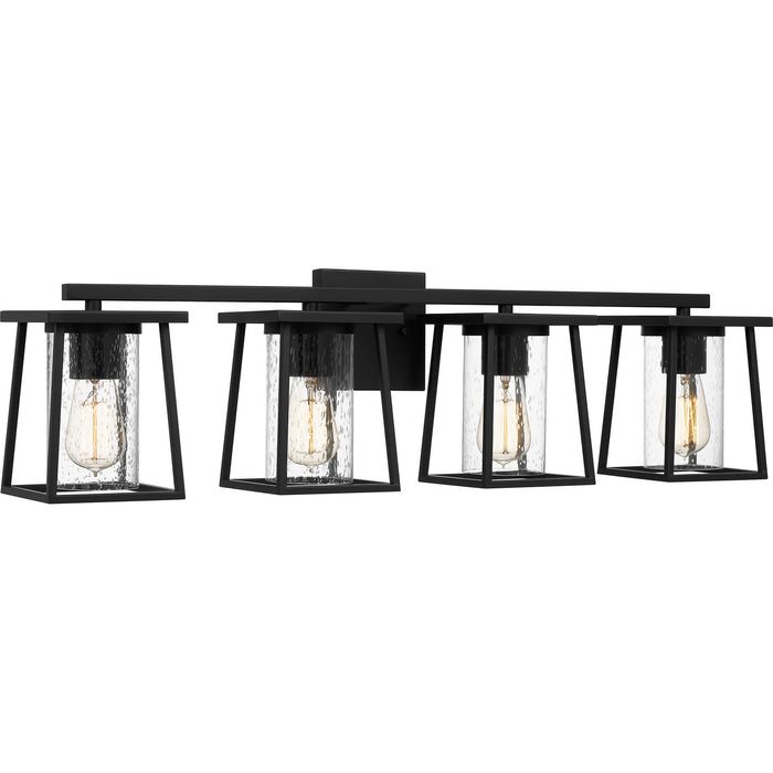 Myhouse Lighting Quoizel - LDG8633MBK - Four Light Bath - Lodge - Matte Black