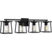 Myhouse Lighting Quoizel - LDG8633MBK - Four Light Bath - Lodge - Matte Black